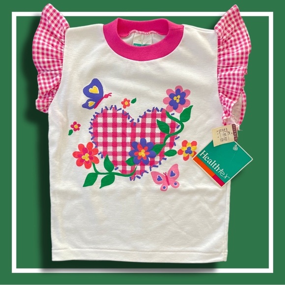 Deadstock HealthTex Flutter Sleeve Tee - 6T - Picture 2 of 2